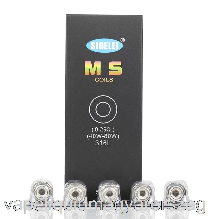 Sigelei Ms Cseretekercsek 0,25ohm Ms Tekercsek Vape Pen